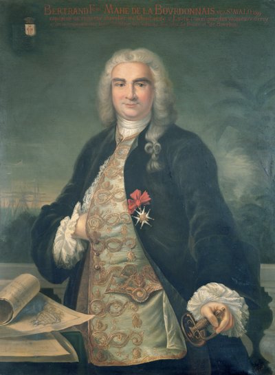 Bertrand-Francois Mahe de la Bourdonnais (1699-1753) da French School